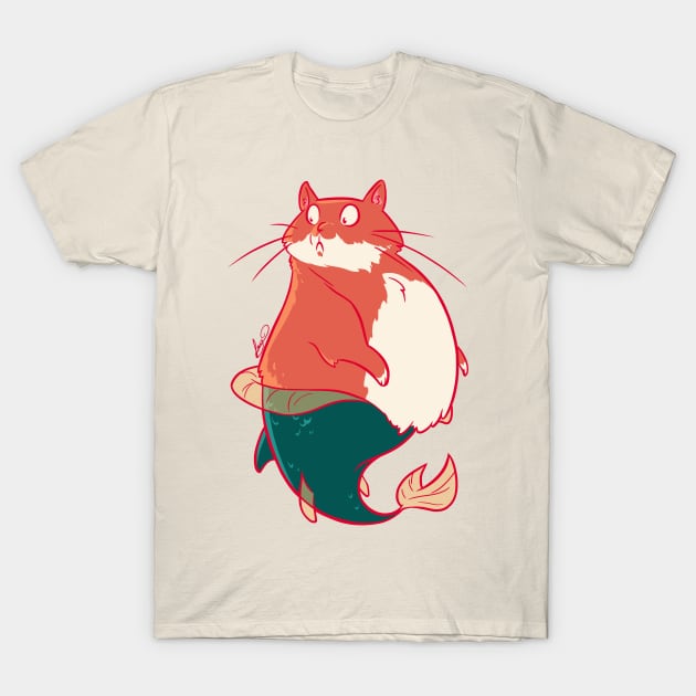 Chubby mercat T-Shirt by LucyDoesArt